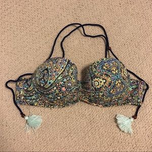 Victoria secret blue bikini top